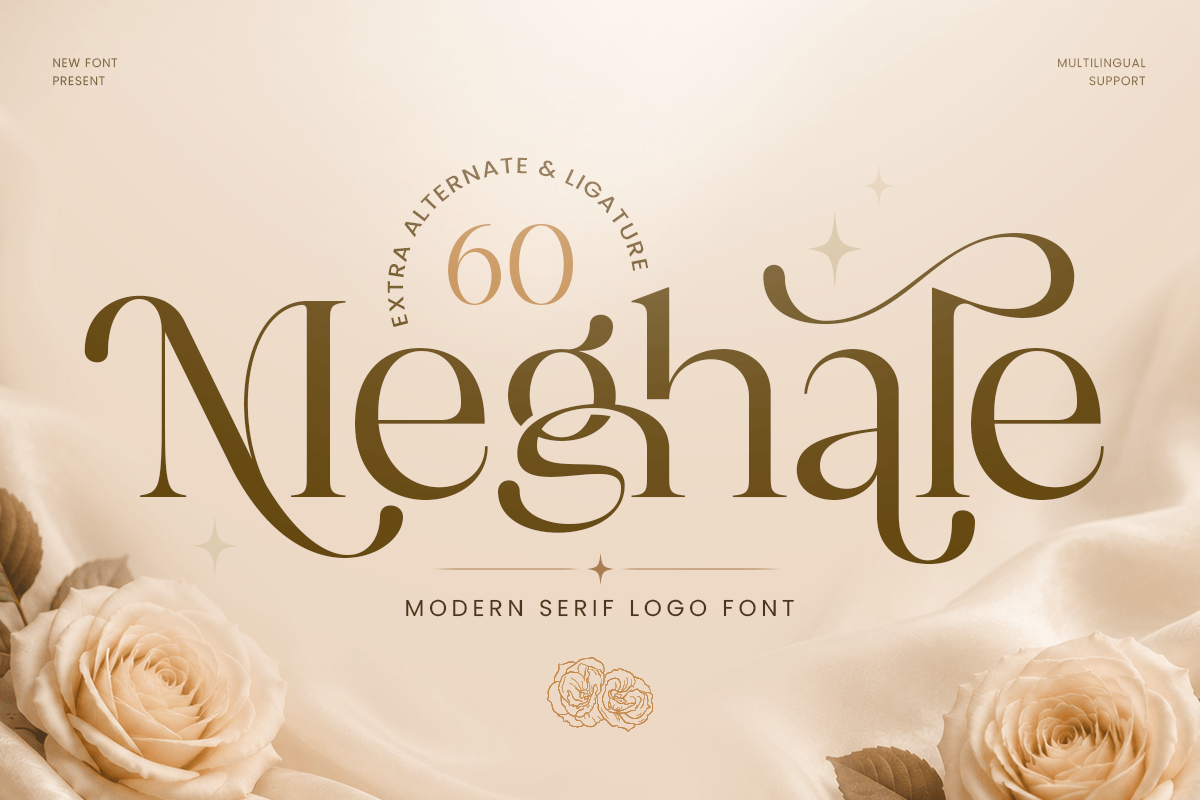 Meghale-Modern Serif Font — image 1