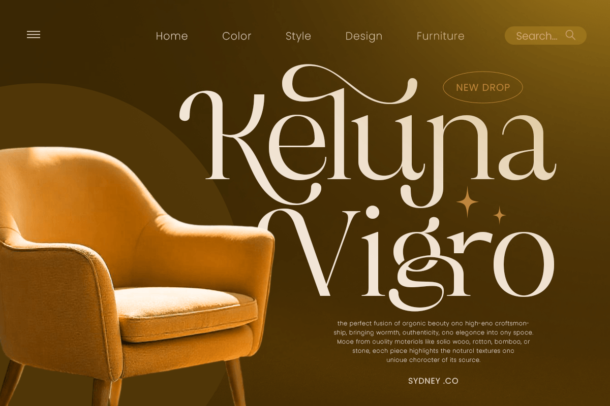 Meghale-Modern Serif Font — image 7