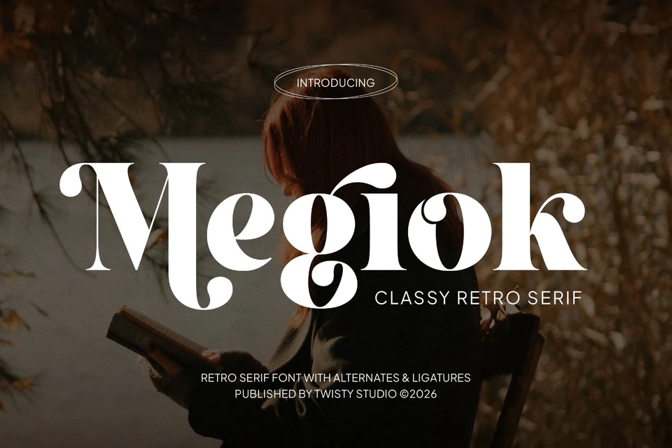 Megiok - Classy Retro Serif Font