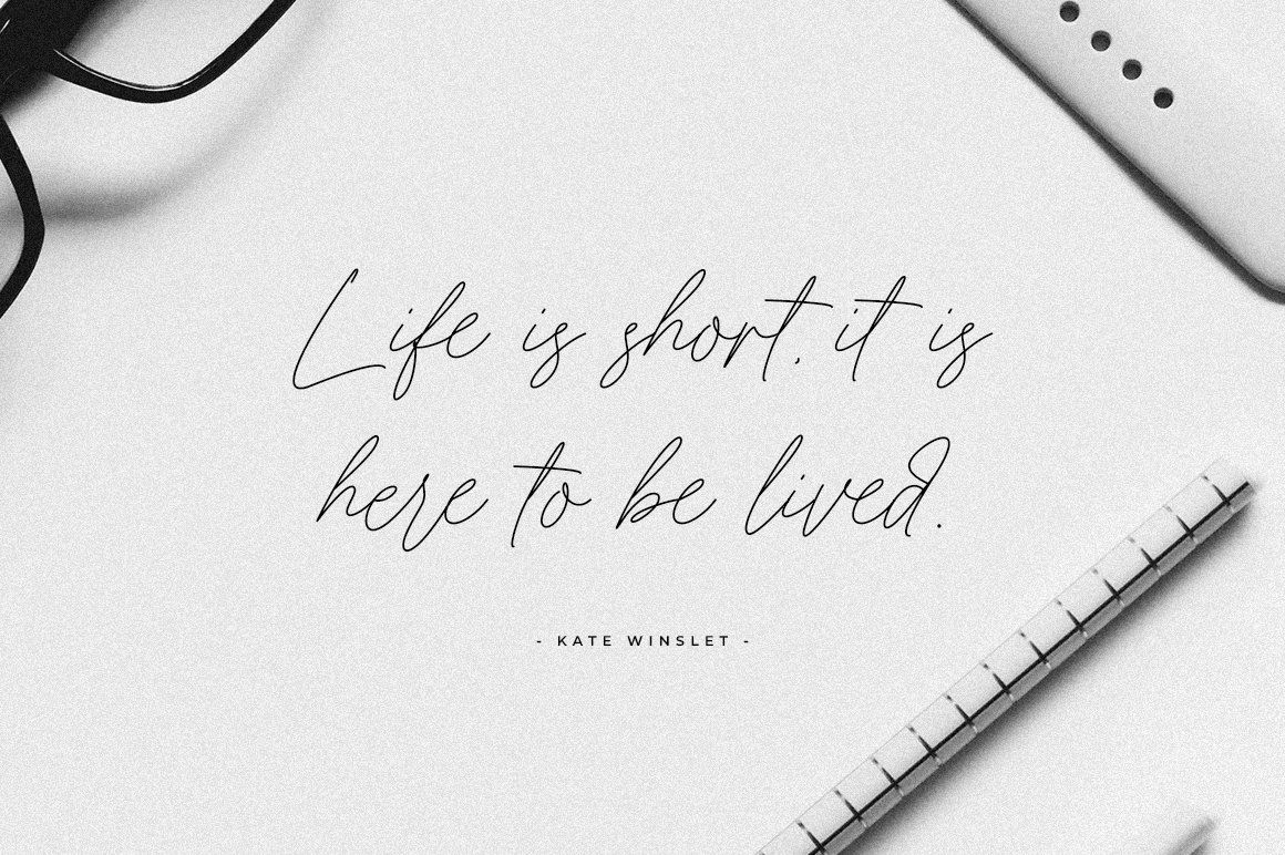 Merysville Modern Signature Script Font with Swashes — image 12