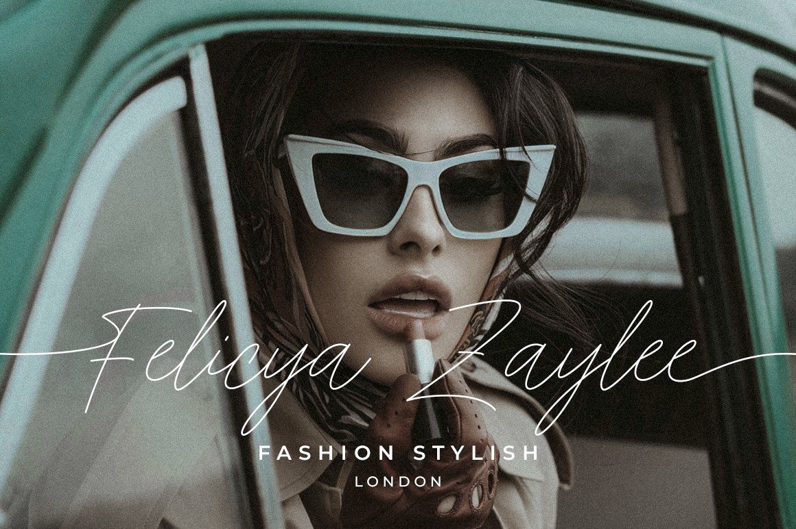 Merysville Modern Signature Script Font with Swashes — image 19