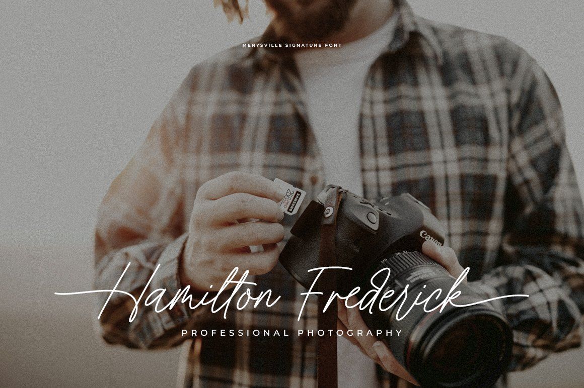 Merysville Modern Signature Script Font with Swashes — image 4