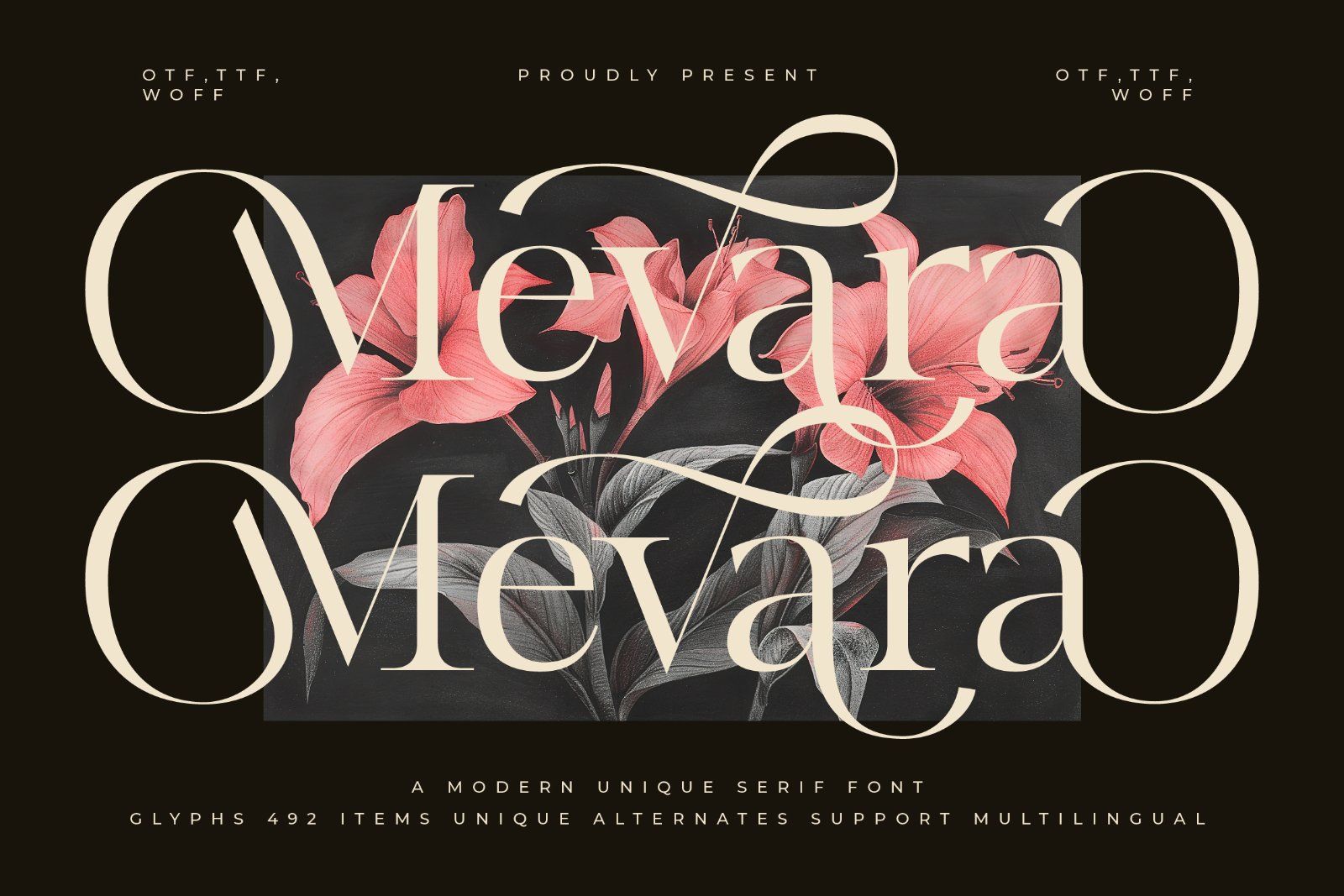Mevara - Elegant Serif with Flourish — image 1