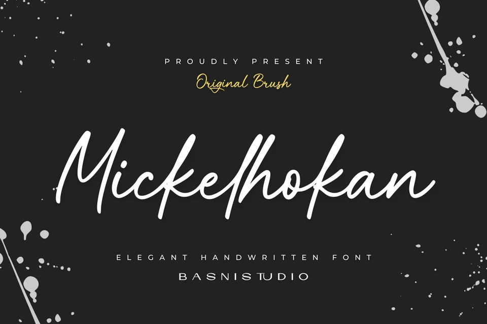 Mickelhokan a Handwritten Font