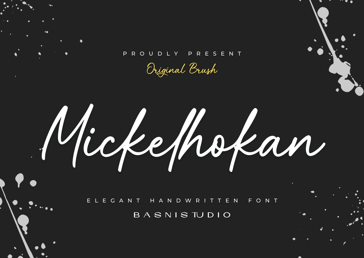 Mickelhokan a Handwritten Font — image 1