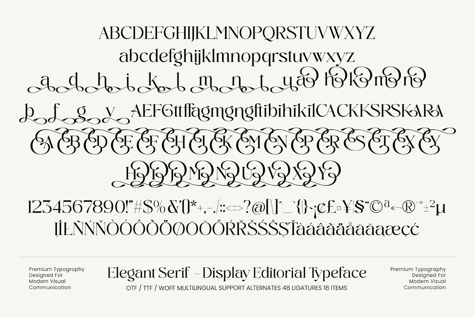 Midnight Cafe Society Elegant Serif — image 8