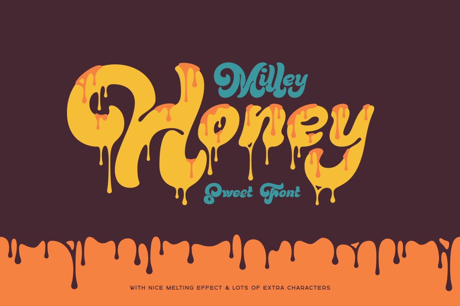 Milley Honey — Sweet Melting Font — image 1