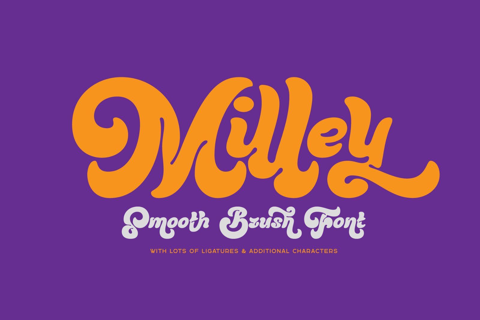 Milley — Smooth Brush Font — image 1