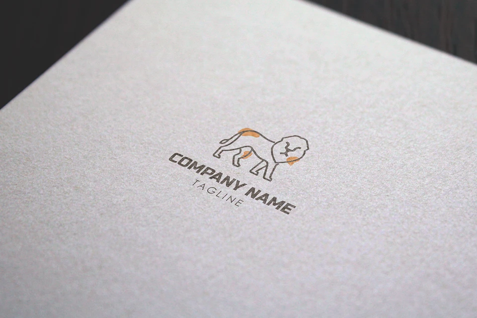 Minimal Lion Logo Template-09-22