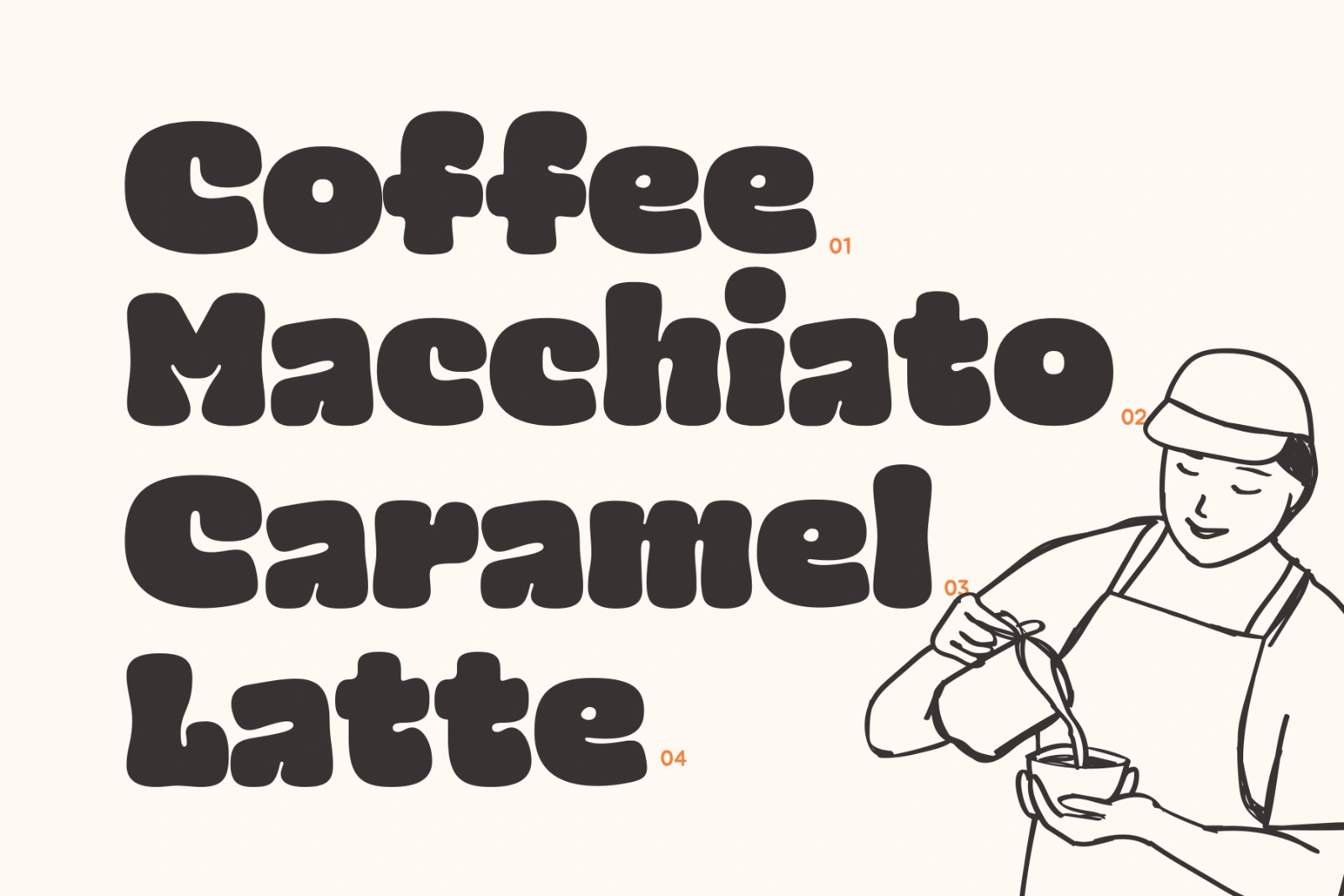 Mocha Mochi - Fat Fancy Display Font — image 11