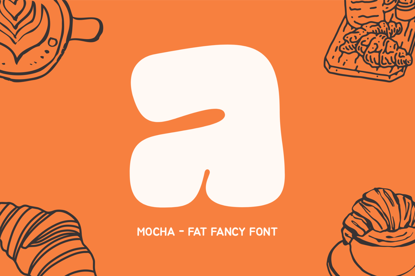 Mocha Mochi - Fat Fancy Display Font