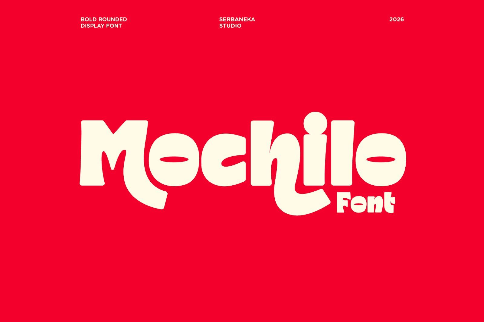 Mochilo Food Playful Font