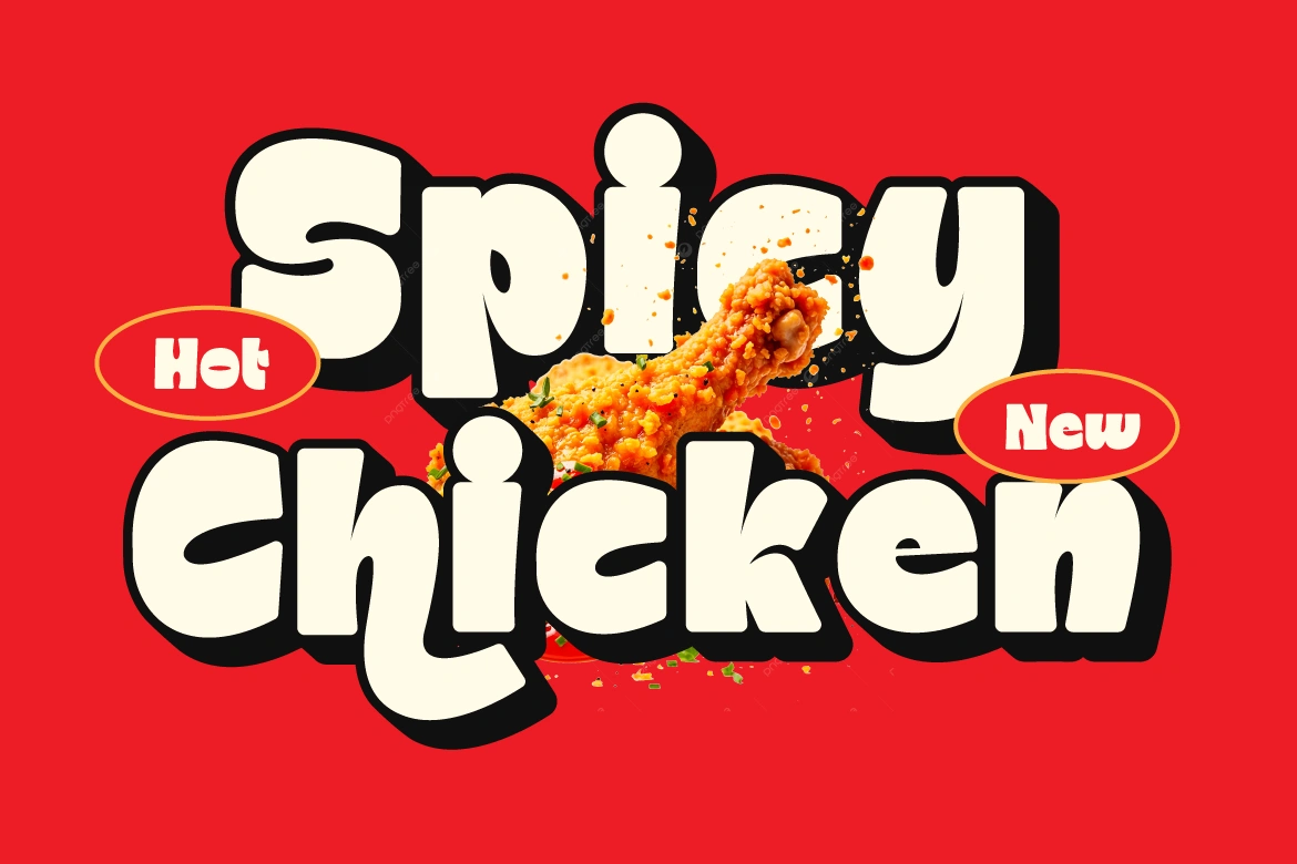 Mochilo Outline Chunky Food Display Font — image 6