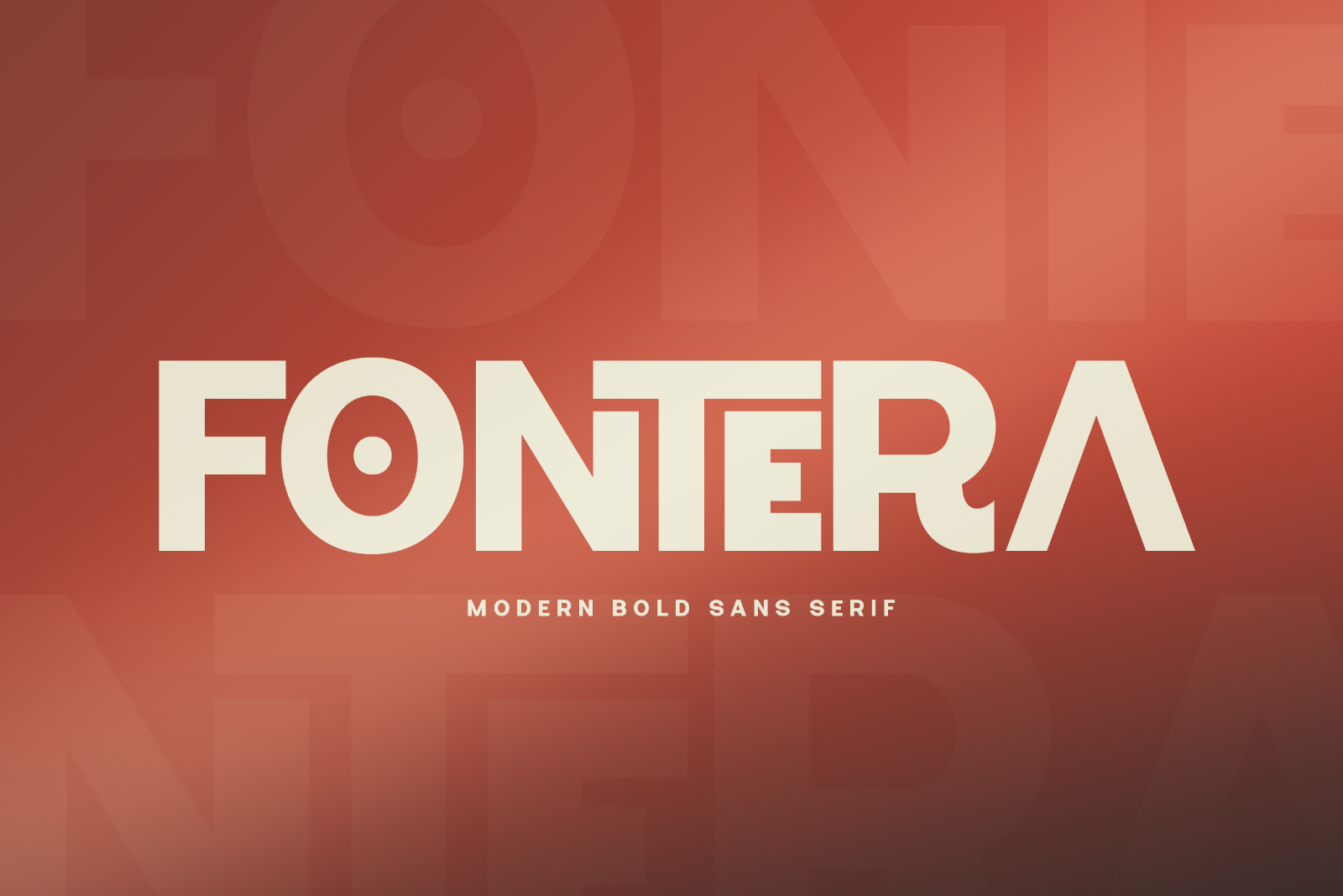 Fontera - Bold Sans Serif Font — image 1