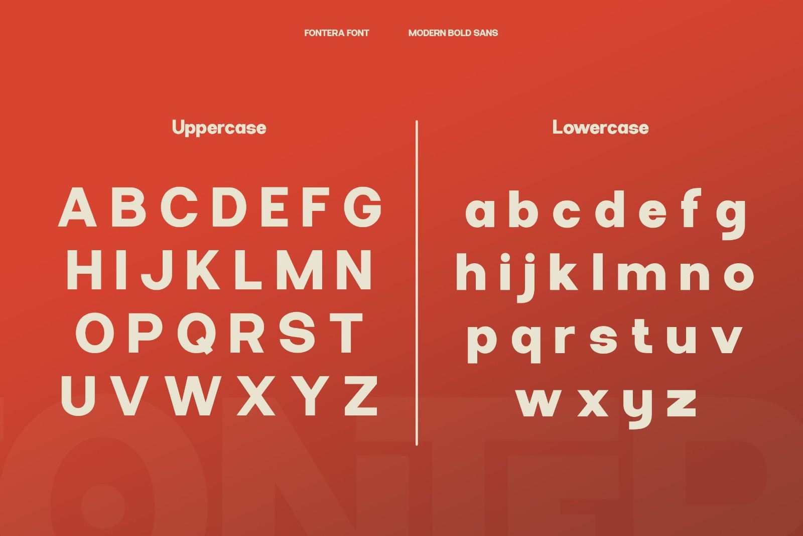 Fontera - Bold Sans Serif Font — image 8