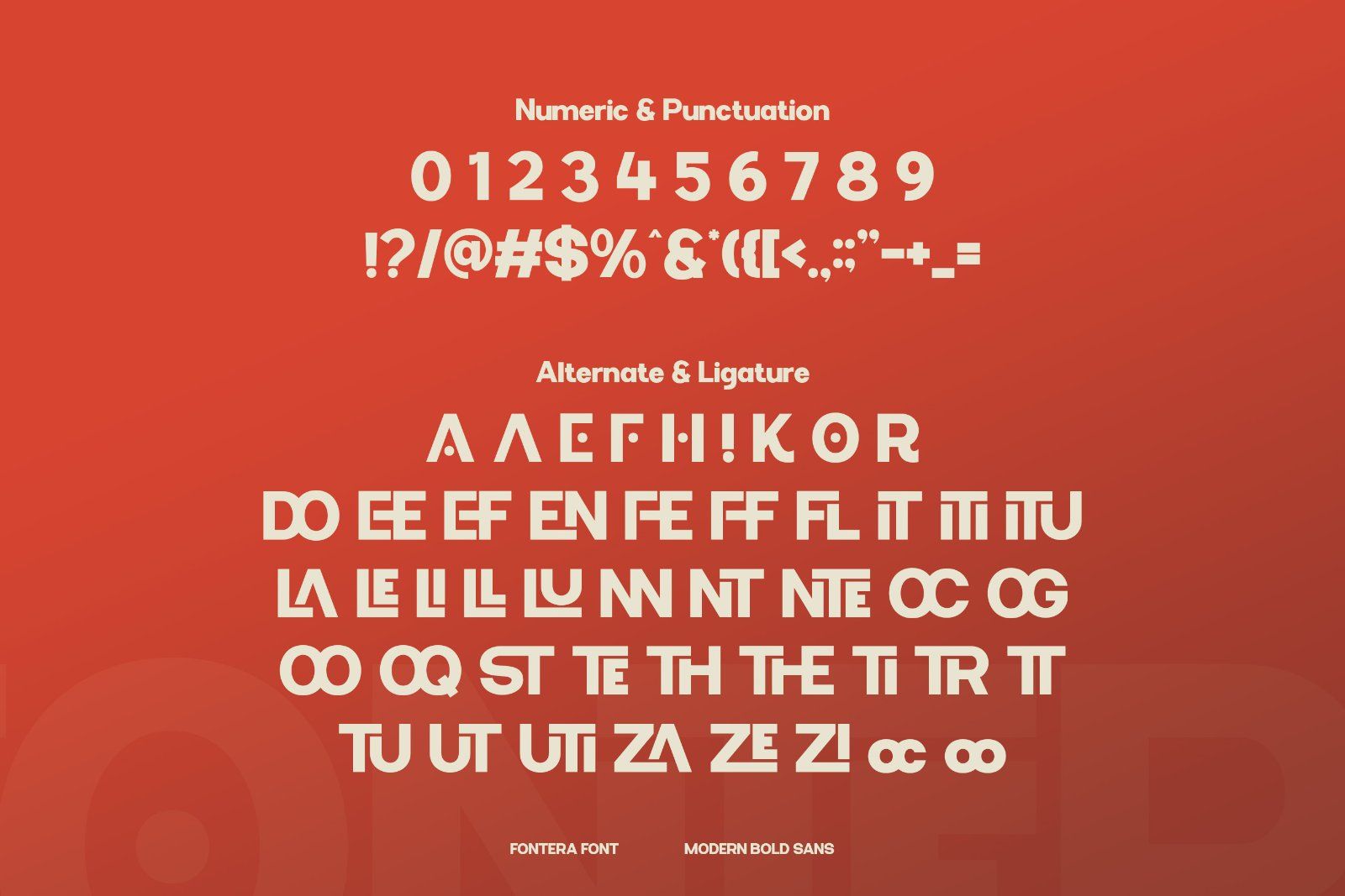 Fontera - Bold Sans Serif Font — image 9