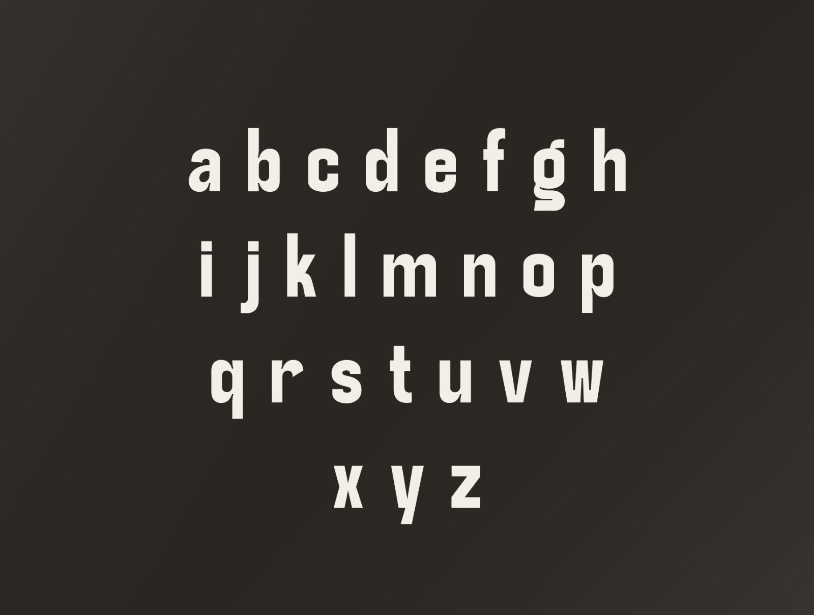 Forge Sans | Modern Bold Condensed Display