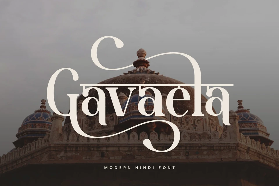 Gavaela - Hindi Display Font