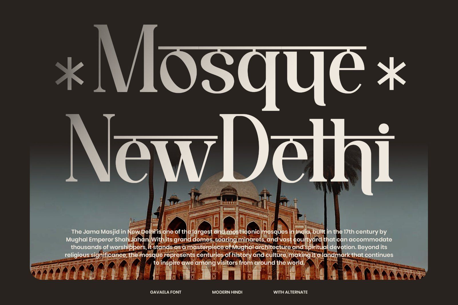Gavaela - Hindi Display Font — image 4