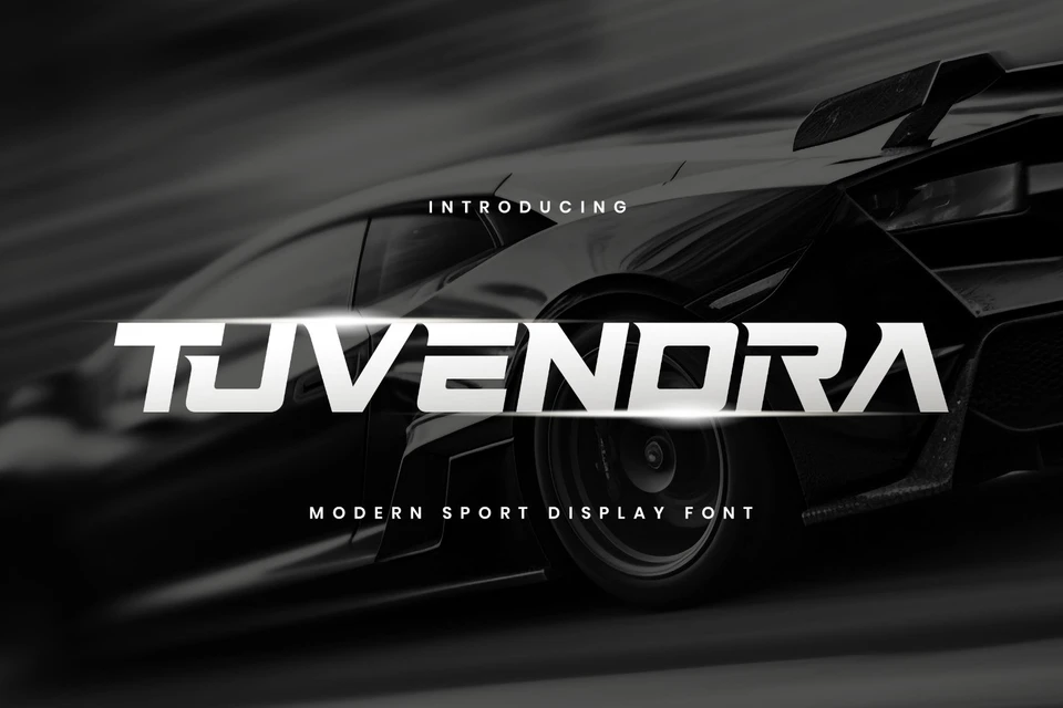 Tuvendra - Modern Sport Font