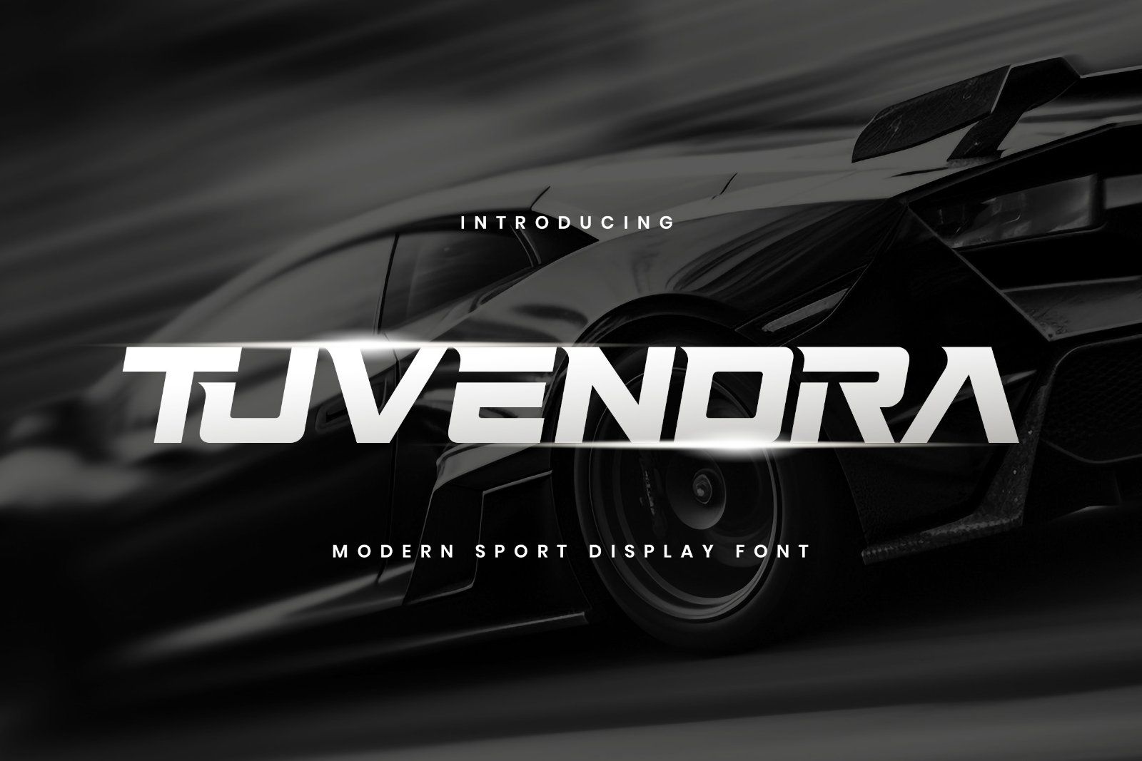 Tuvendra - Modern Sport Font — image 1