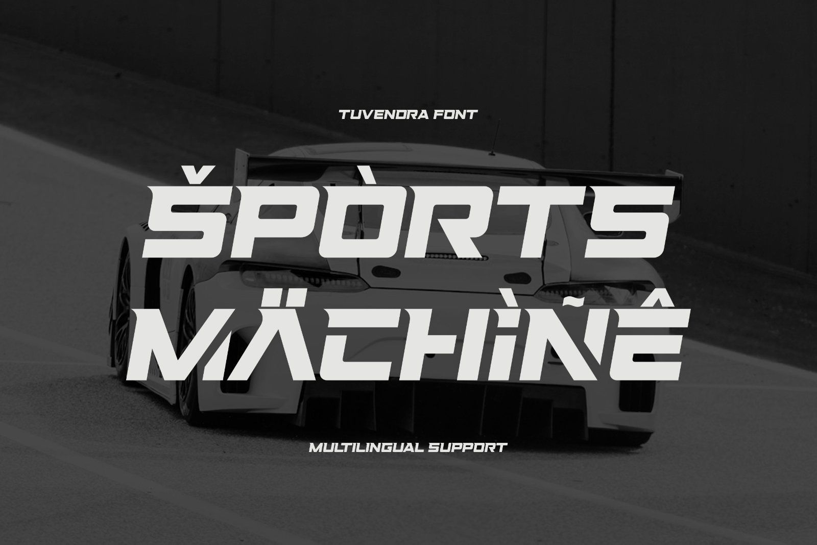 Tuvendra - Modern Sport Font — image 10