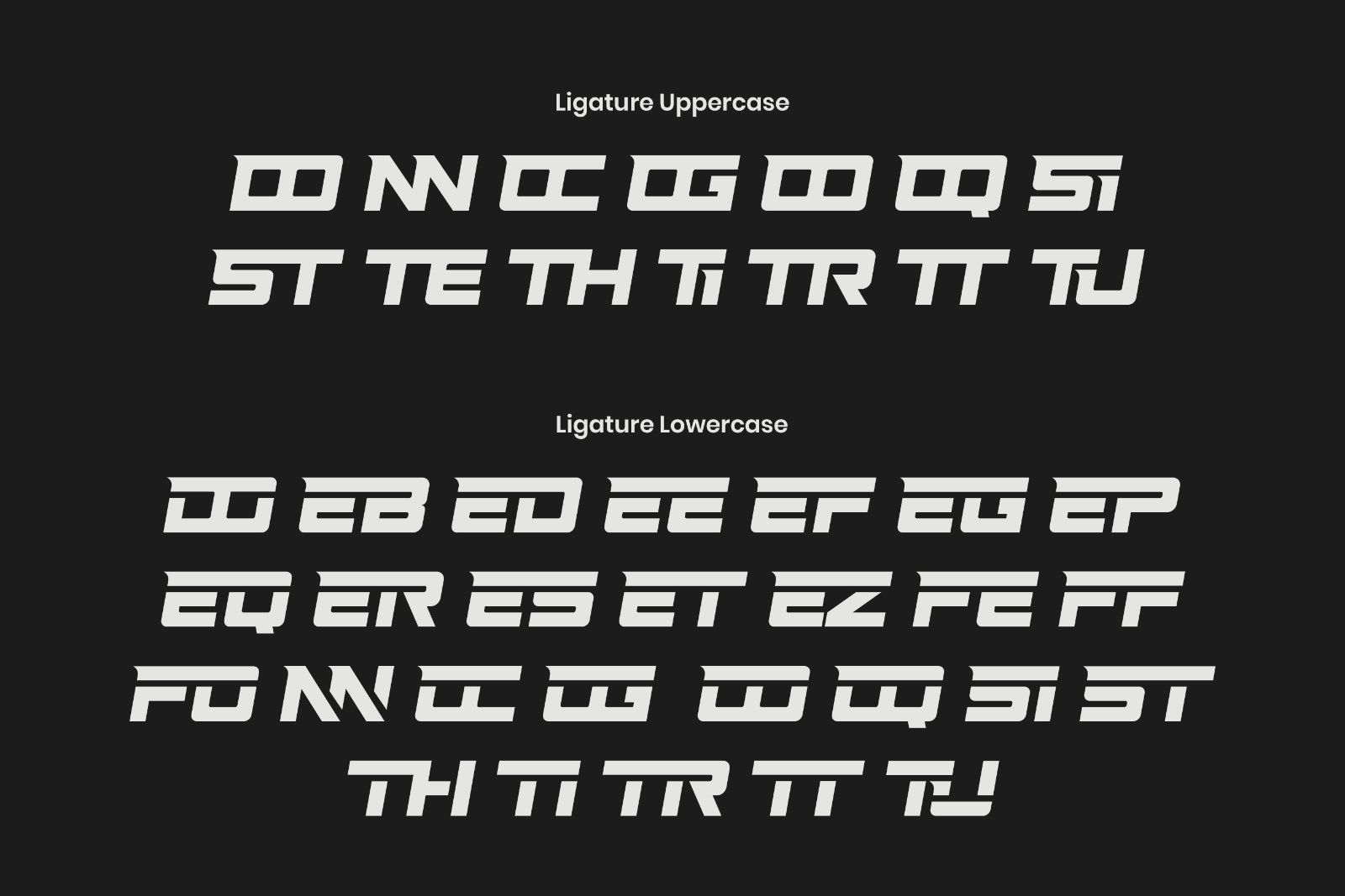 Tuvendra - Modern Sport Font — image 9