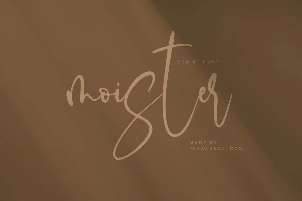 Moister - Stylish Script Font