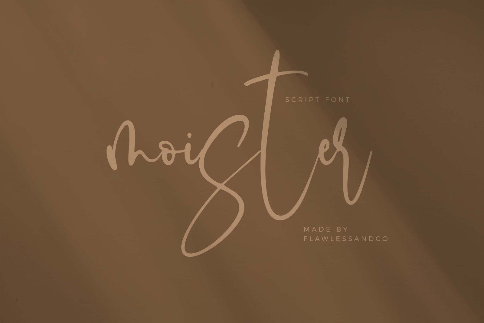 Moister - Stylish Script Font — image 1