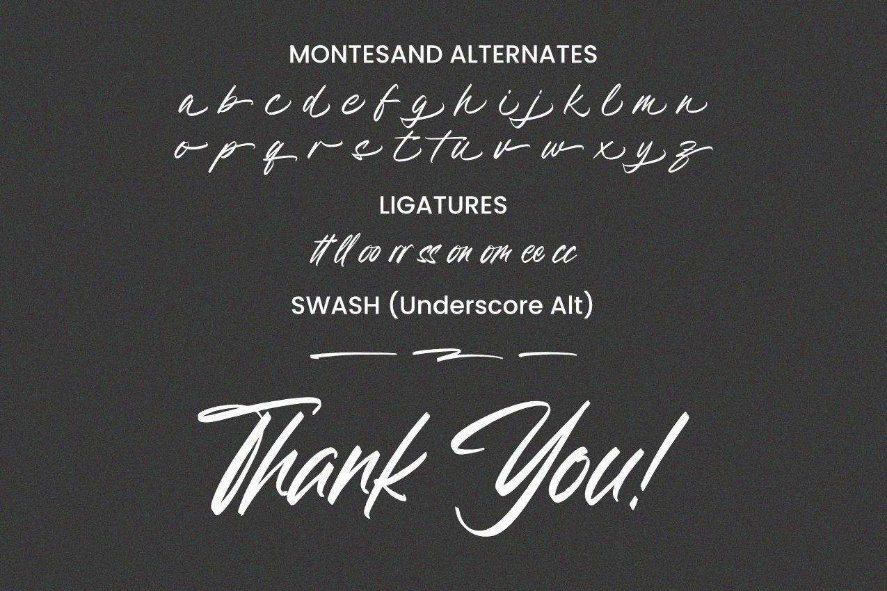 Montesand - Expressive Handwritten Font — image 10