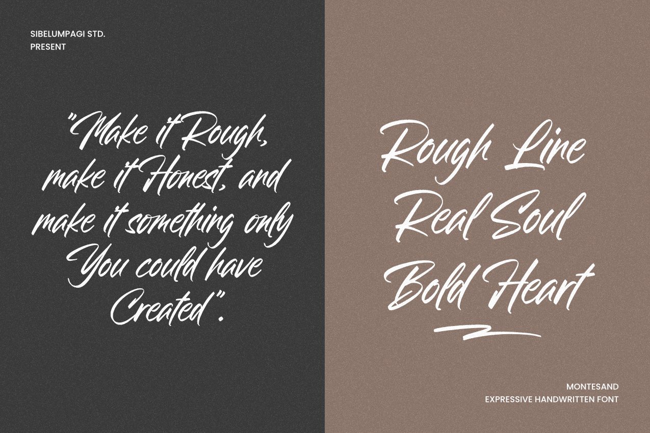 Montesand - Expressive Handwritten Font — image 2
