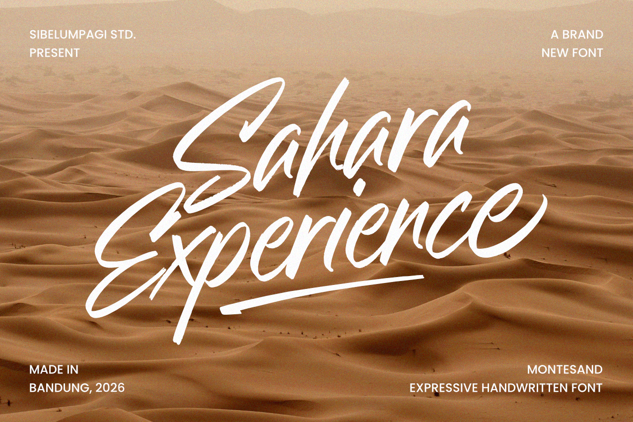 Montesand - Expressive Handwritten Font — image 4