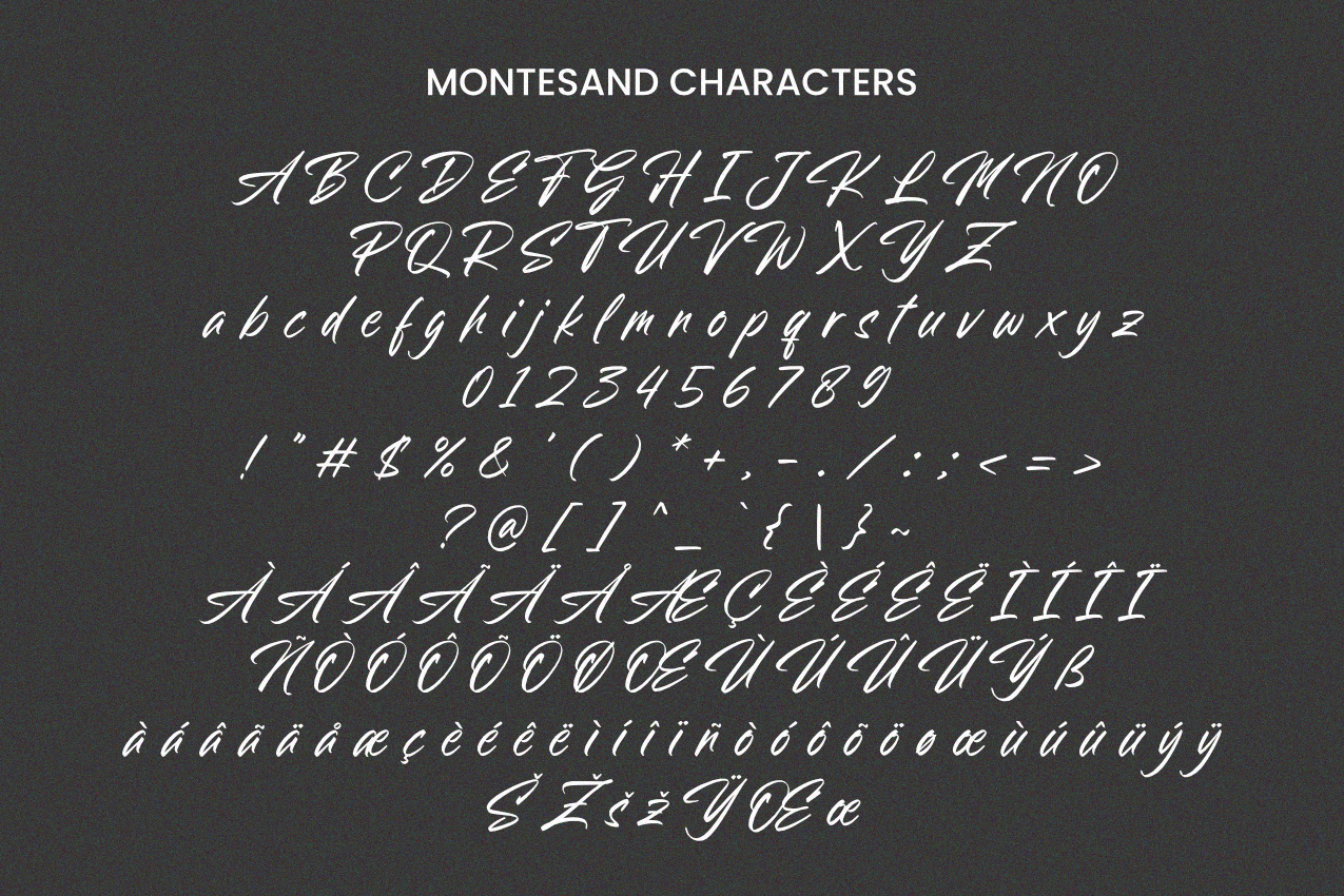 Montesand - Expressive Handwritten Font — image 9