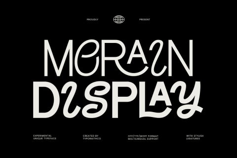 Morain Display Font Family