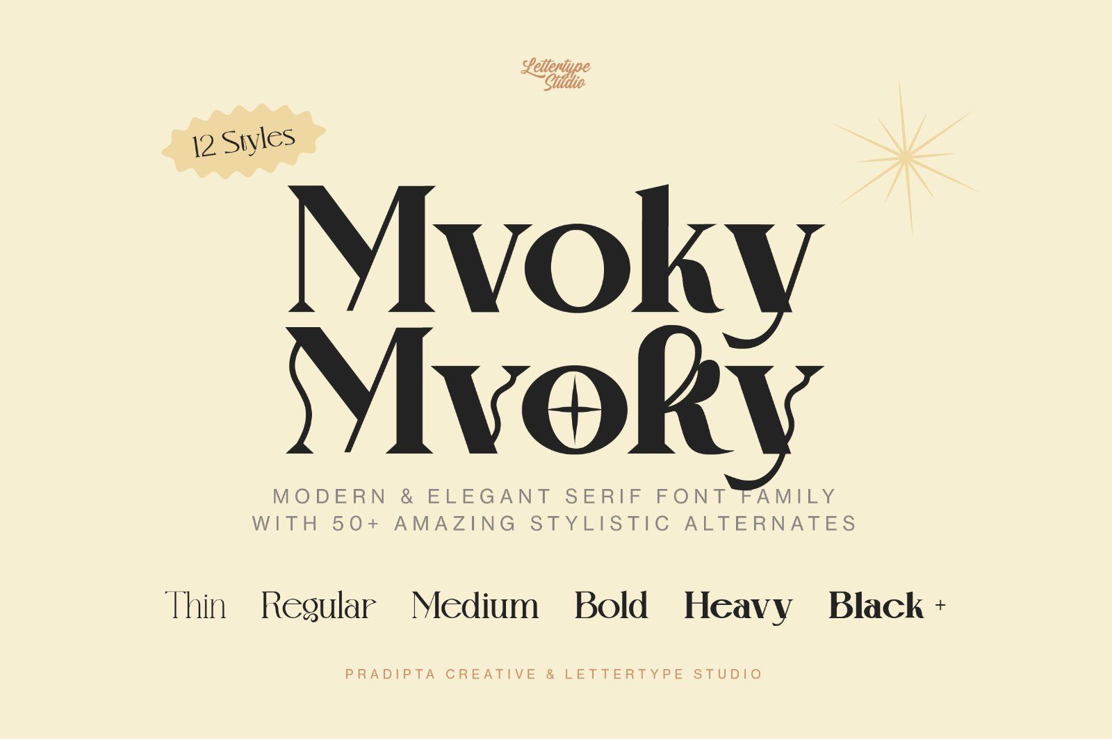 Mvoky Modern Serif Family — image 1