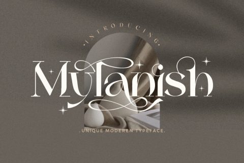 Mylanish _ unique modern typeface