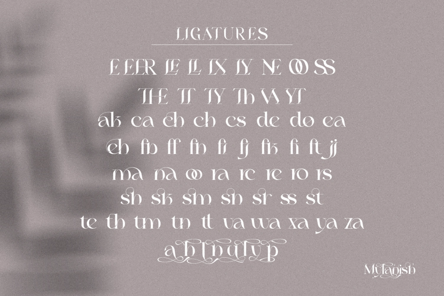 Mylanish _ unique modern typeface — image 10
