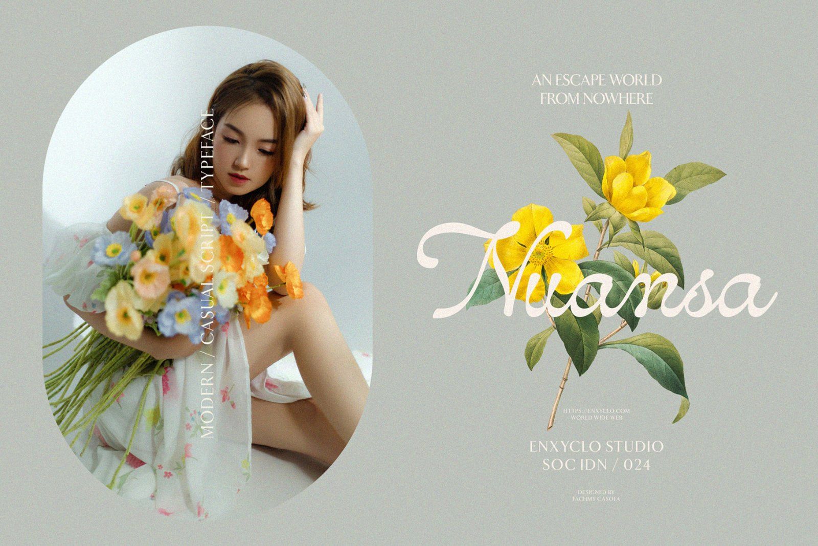 Amhiney — Elegant Script Calligraphy Font