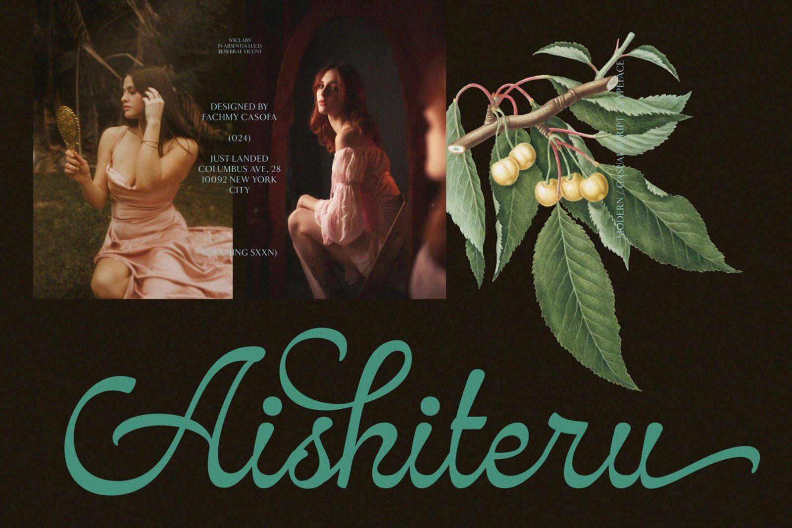 Amhiney — Elegant Script Calligraphy Font