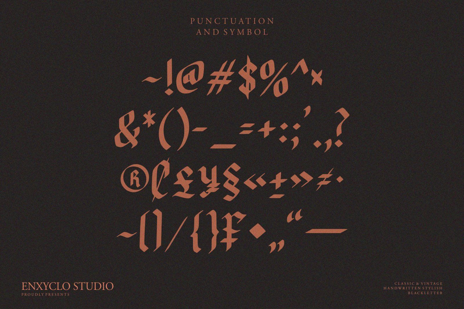 FEGAKINES — Blackletter Font — image 13