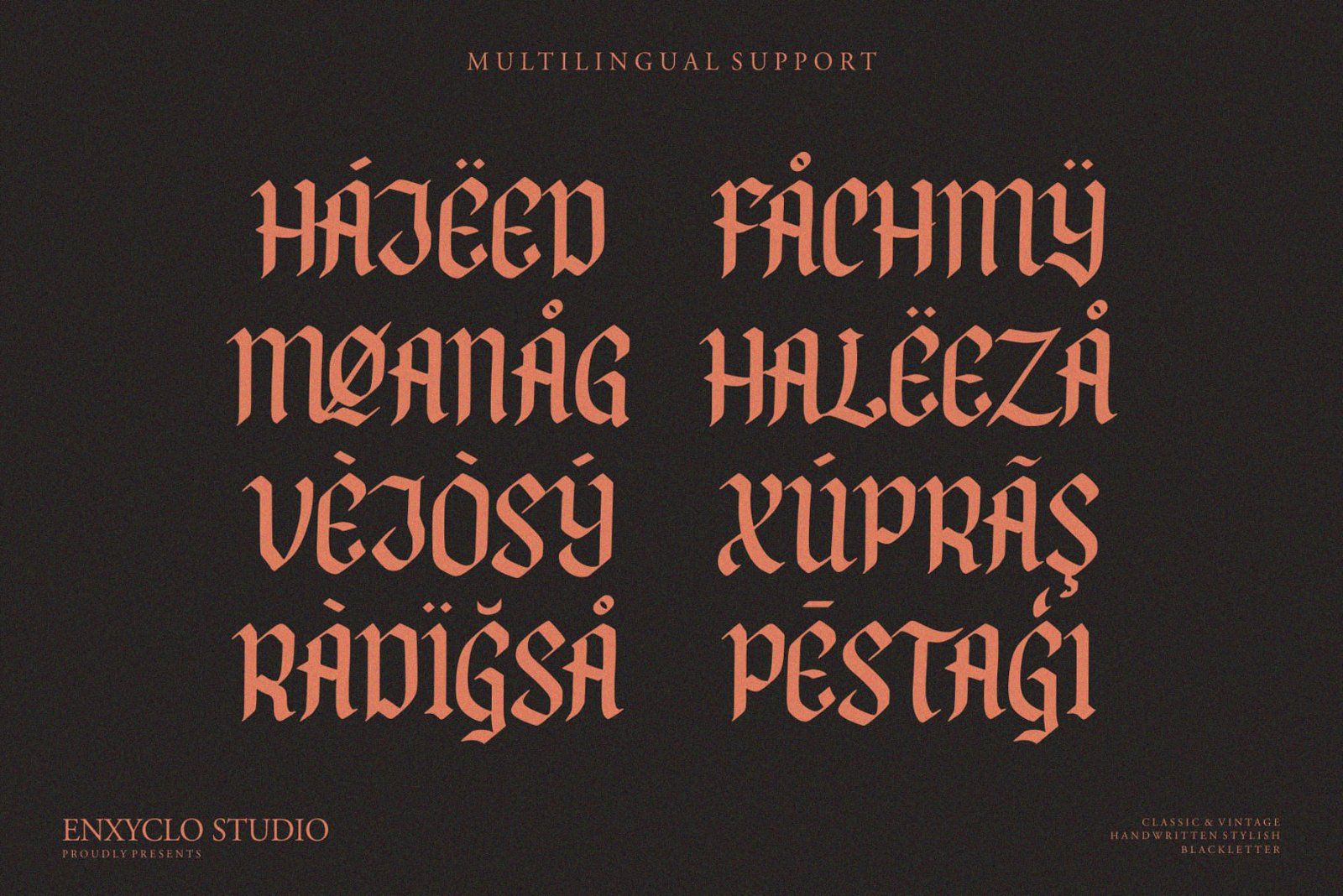 FEGAKINES — Blackletter Font — image 14