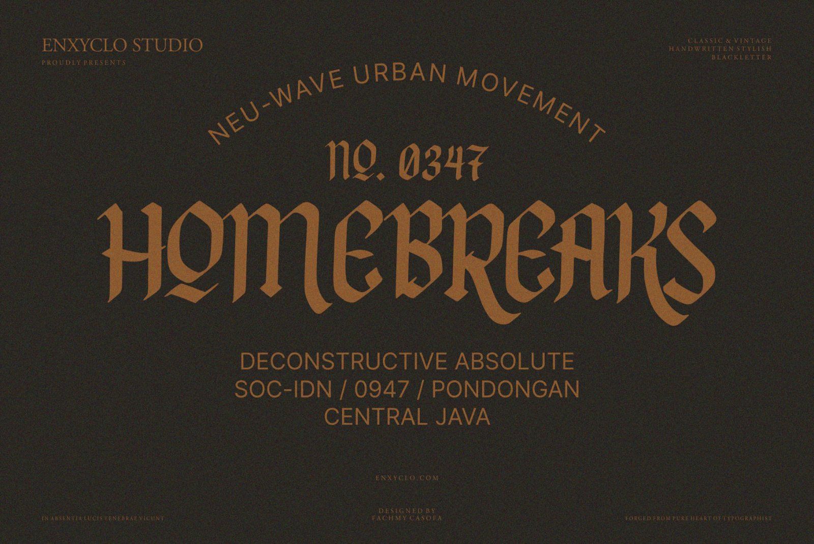 FEGAKINES — Blackletter Font — image 4