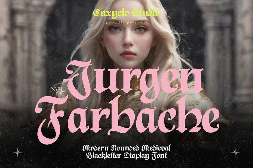 JURGEN FARBACHE — Blackletter Font
