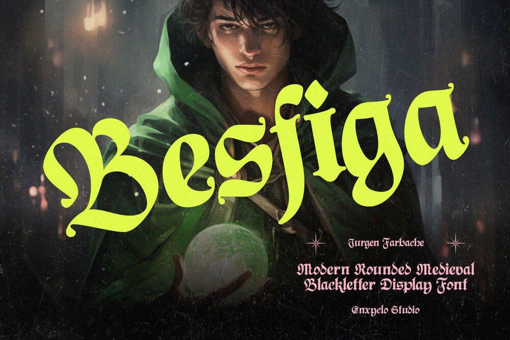 JURGEN FARBACHE — Blackletter Font — image 6