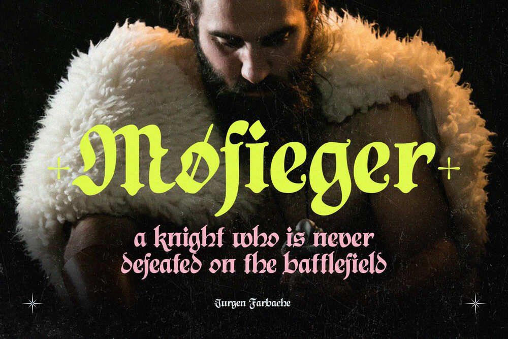JURGEN FARBACHE — Blackletter Font — image 7
