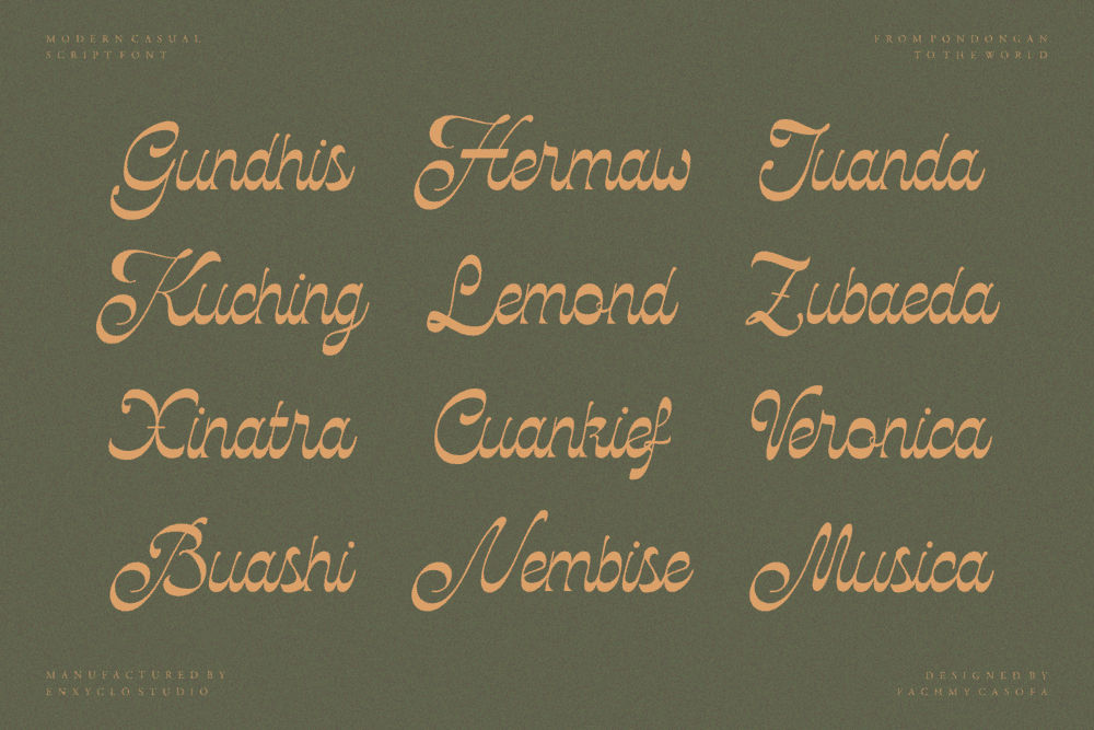 Kisgade — Elegant Script Calligraphy Font
