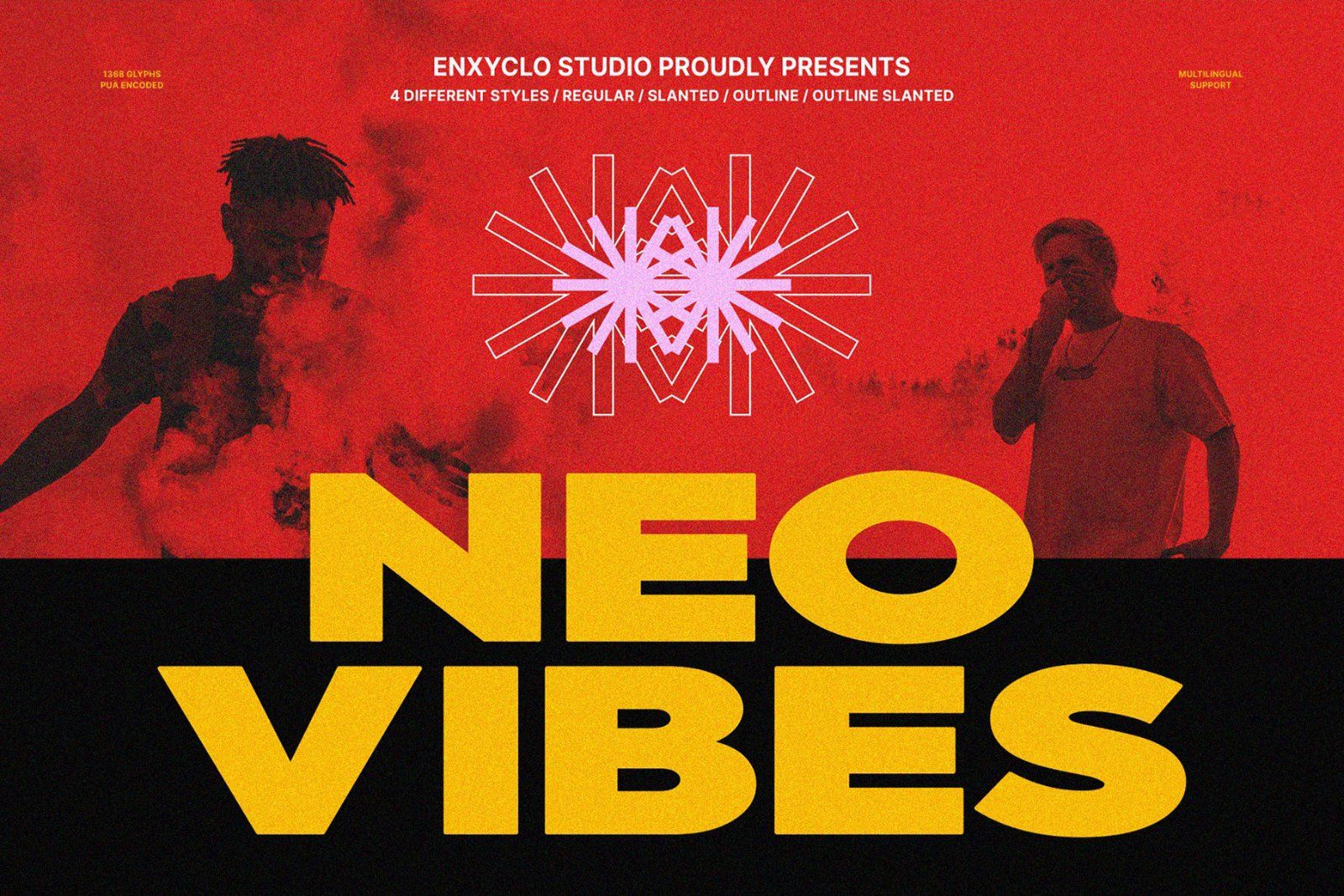 Neovibes - Bold Expanded Sans Font