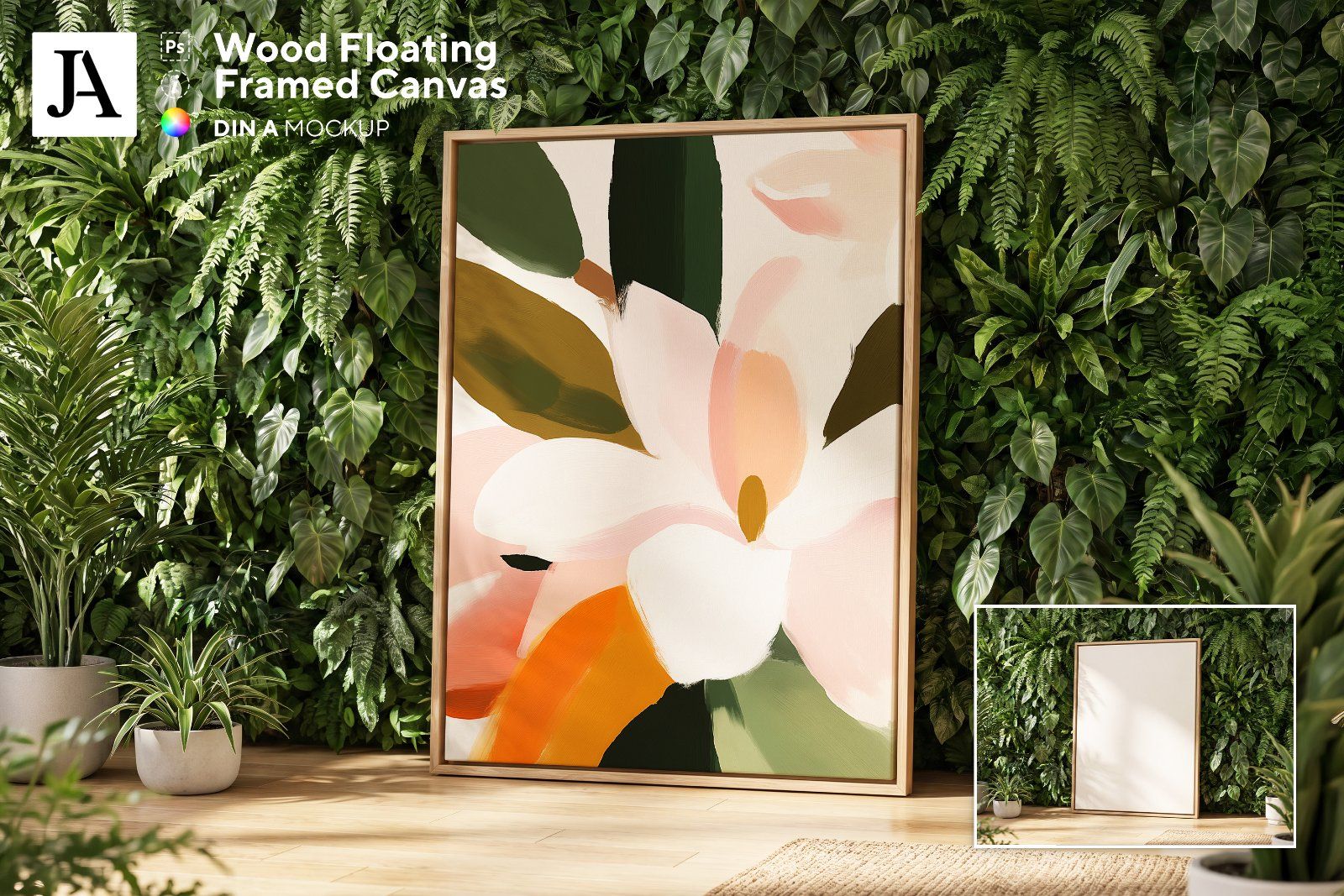 Wooden Framed Canvas | DIN A PSD — image 1