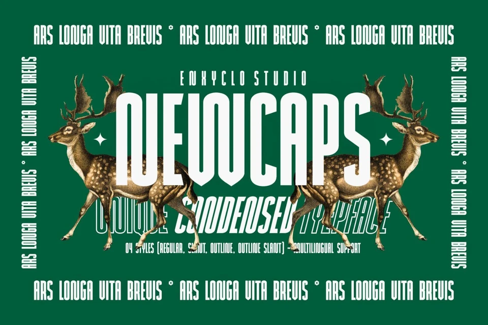 Newcaps - Modern Logo Font