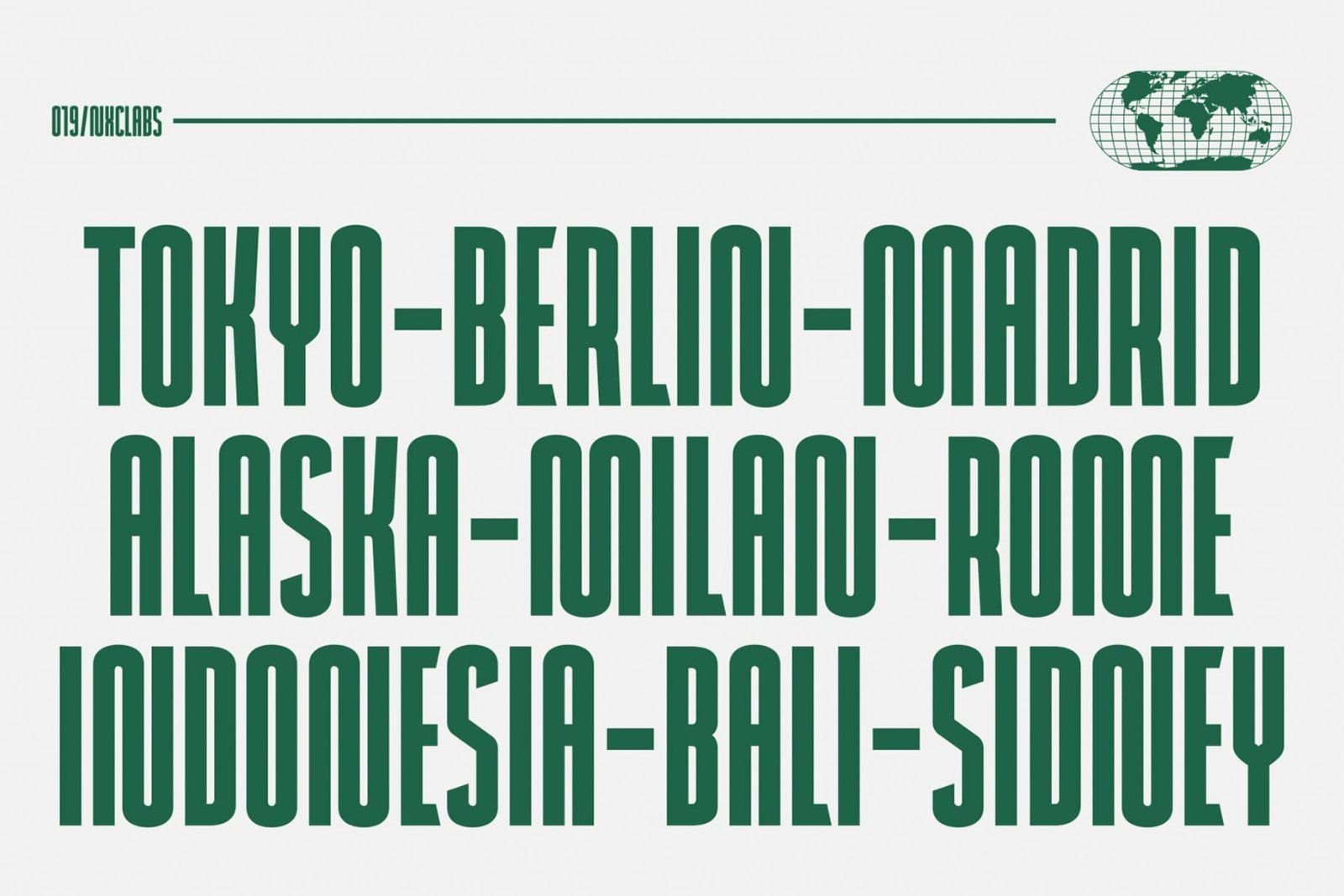 Newcaps - Modern Logo Font